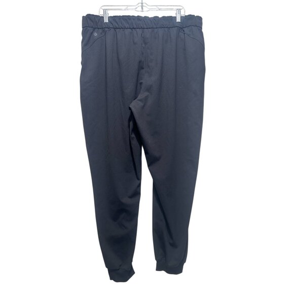 Lululemon Keep Moving Joggers Womens Size 18 Black Drawstring Waist Gorpcore - Picture 2 of 14